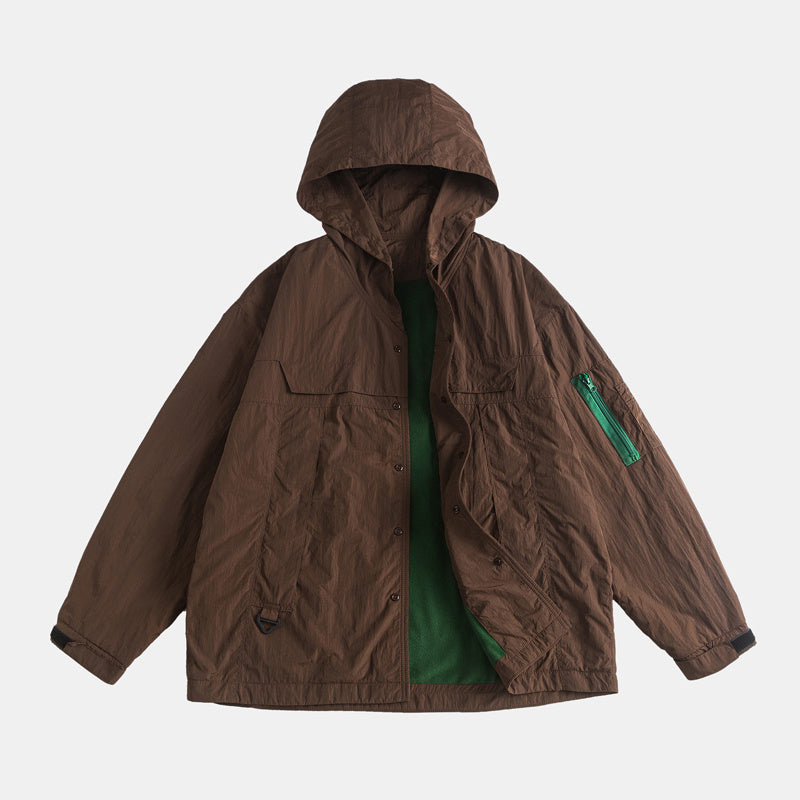 Multi-Pocket Outdoor Loose Jacket