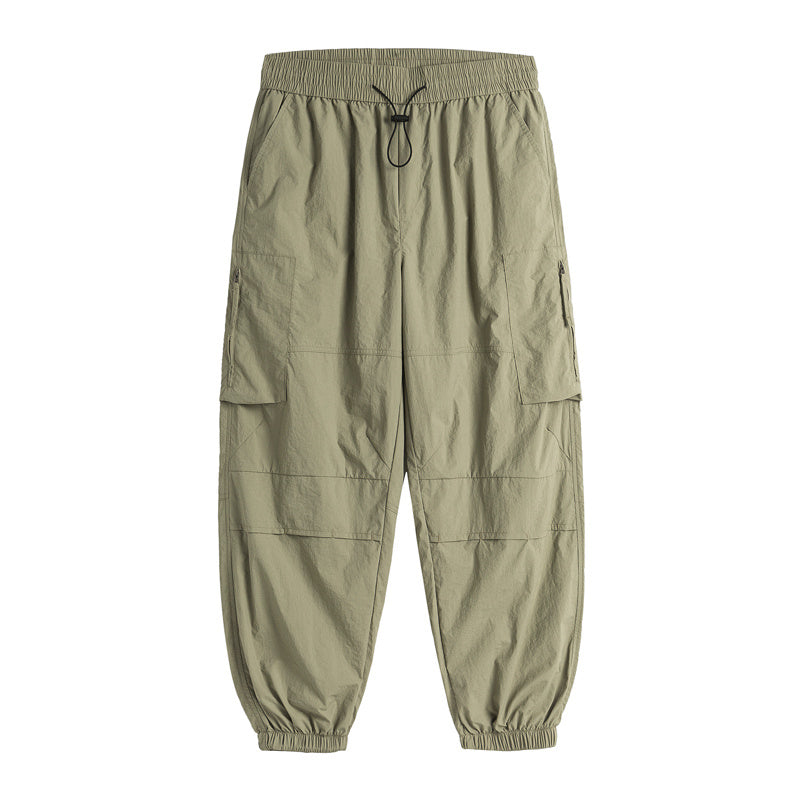 Outdoor Loose-Fit Cargo Pants with Jogger Cuffs