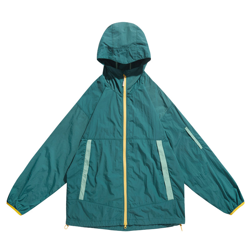 Fashionable Hooded Waterproof Outdoor Sun Jacket