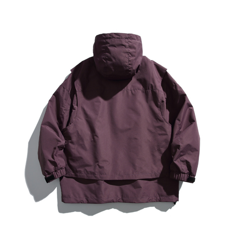 Fake Two-Piece Windproof Outdoor Jacket